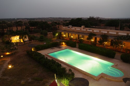 40 m2 apartment with terrace and pool access at artgana Lodge.