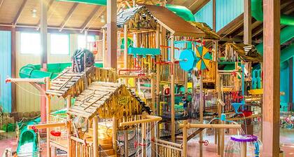 Three-unit SUPER PACKAGE! Sleeps 12. Three linked living, kitchen, and bedrooms.