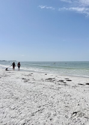 Sun-loungers, beach towels