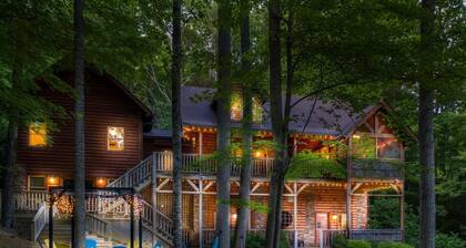 Family Getaway*Mystic Glow Jungle*KidSafari*Pets*Hot Tub*Fire Pit*Luxe Amenities
