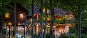 Family Getaway|Mystic Glow Jungle|KidsSafari|HotTub|Pets|Firepit|Luxe Amenities