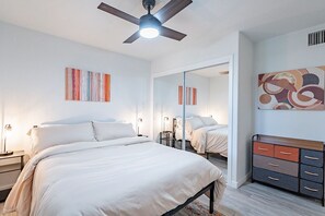 3 habitaciones, tabla de planchar con plancha y wifi gratis