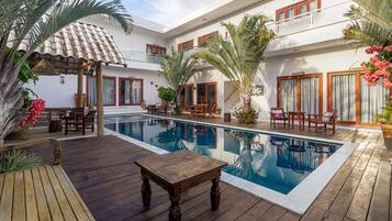 Majoituspaikan julkisivu