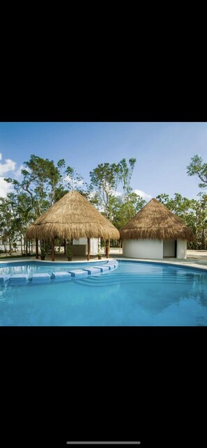 Alberca al aire libre 