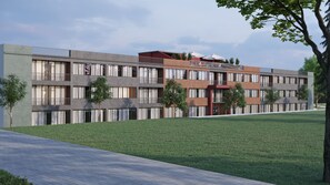 Voorkant van accommodatie