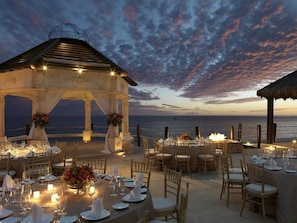 Espace banquet en plein air