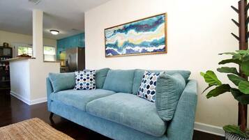 Smart TV, video-game console, books, music library