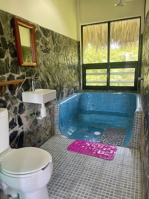 Ducha, toallas, jabón, shampoo