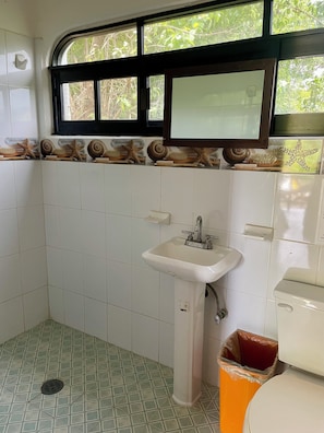Camera Deluxe | Bagno | Doccia, asciugamani, sapone, shampoo