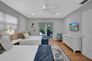 4 bedrooms, desk, iron/ironing board, free WiFi