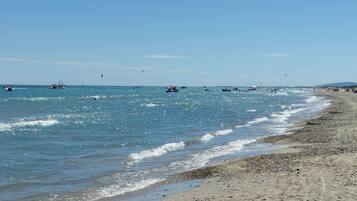 Accommodatie ligt op het strand