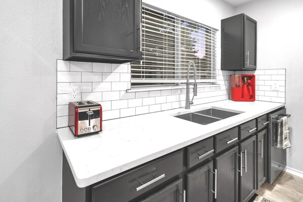 Private kitchen - Modern 5-Star La Cantera Retreat w/ Private Hot Tub Near Six Flags Fiesta Texas (San Antonio)