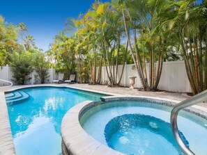 Beheizter Pool