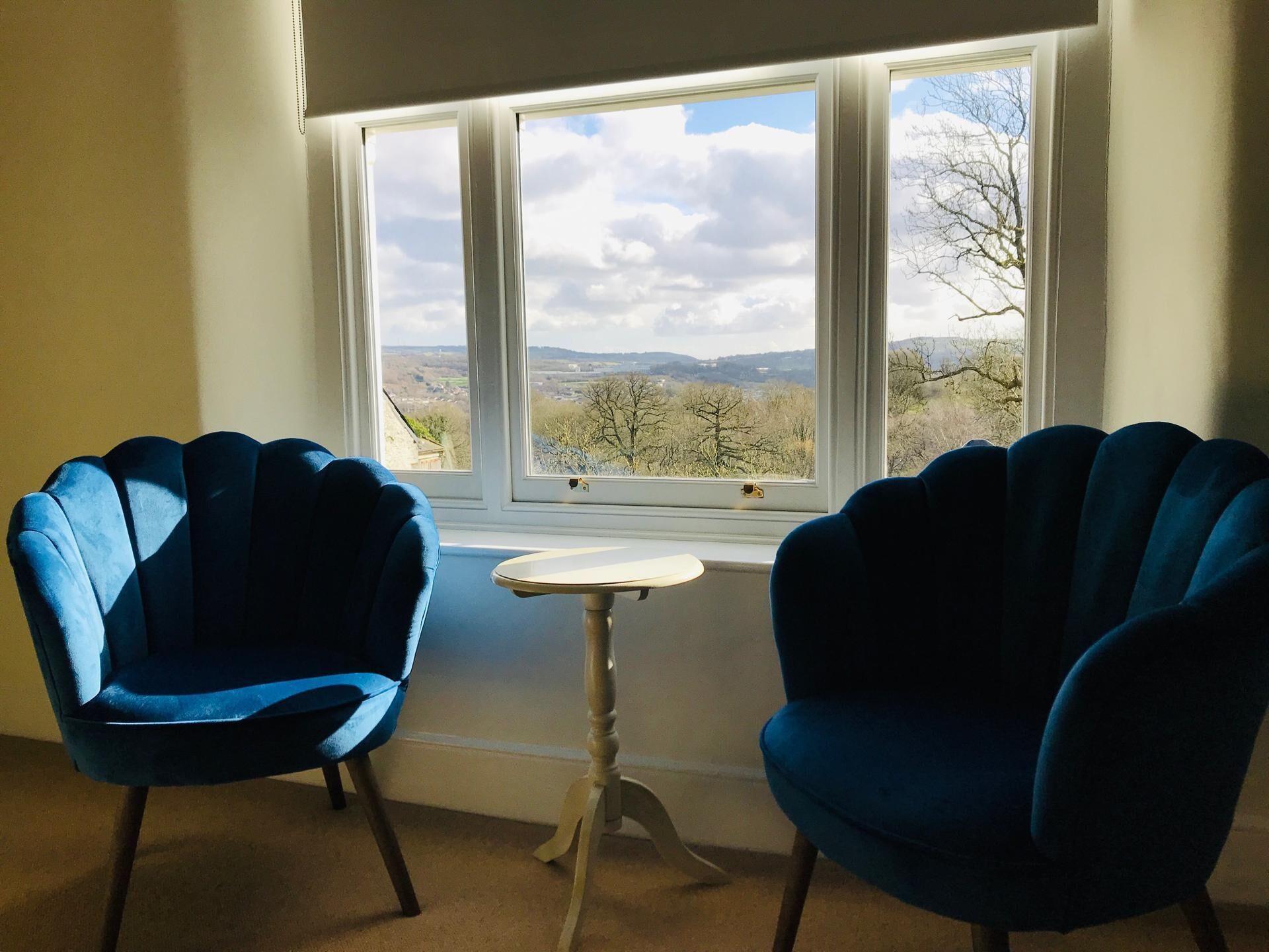 House | Living room | TV, fireplace