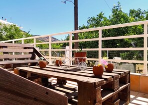 House | Balcony - Fully Equipped House Nearby the Beach (Rhodes)