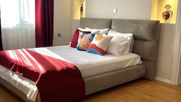 Chambre Double Deluxe | Wi-Fi gratuit, draps fournis