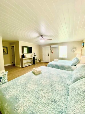 Desk, iron/ironing board, free WiFi, bed sheets