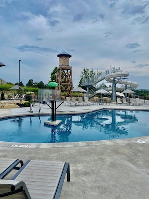 Indoor pool, a heated pool