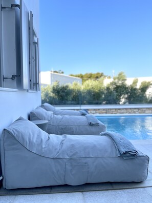Outdoor pool - Sunsenses villa Dione (Πίσω Λιβάδι)