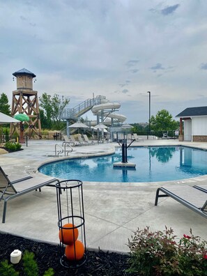 Indoor pool, a heated pool