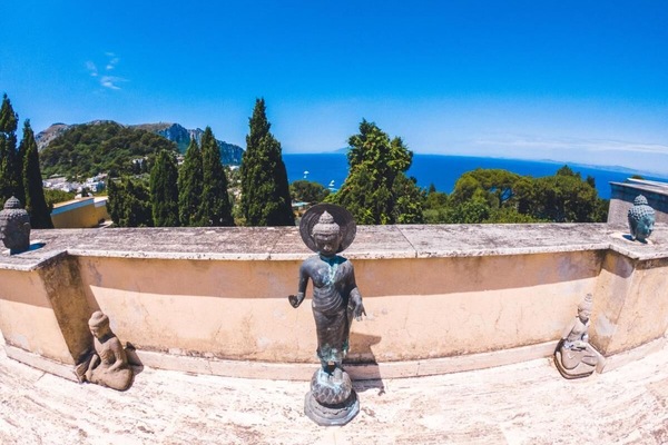 Blick von der Unterkunft