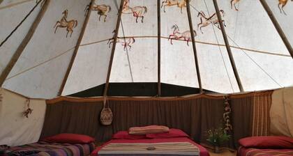 Eco Project Tipi at Permaculture Land