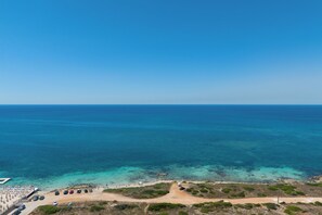 Beach nearby, sun-loungers