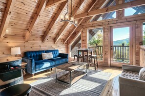 Smart TV, fireplace, video games
