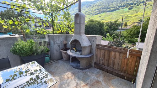 Beautiful city duplex with large terrace and private park