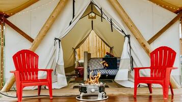 Overnattingsstedets uteområder