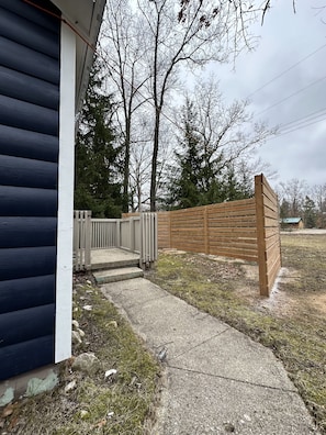 Enceinte de l’hébergement