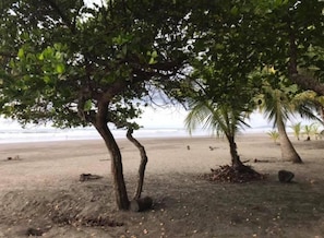 Nära stranden och strandhanddukar
