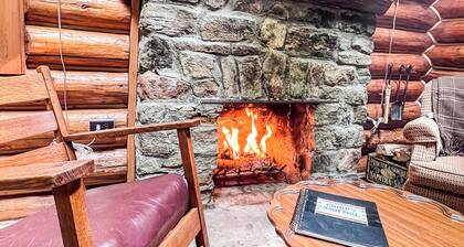 Log Cabin on Minerva Lake, The Adirondacks