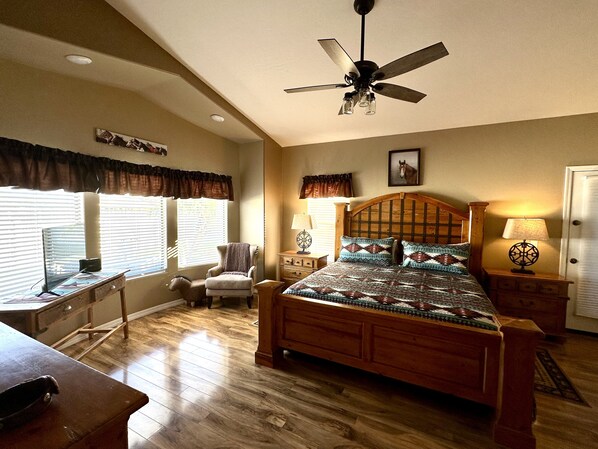 Master bedroom suite