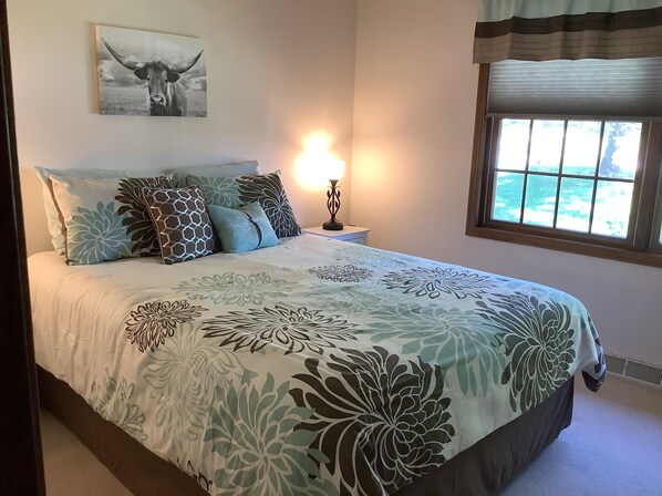 4 bedrooms, iron/ironing board, travel crib, WiFi