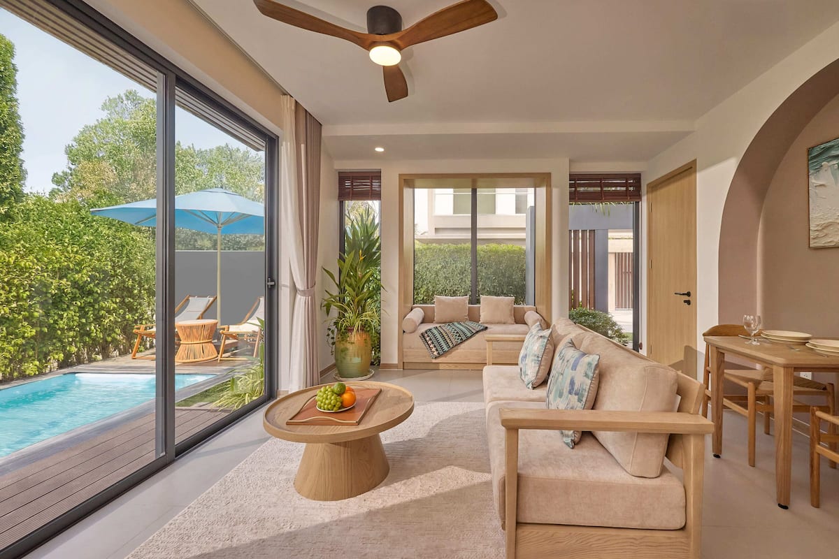 Villa, 1 Bedroom, Private Pool | Living area