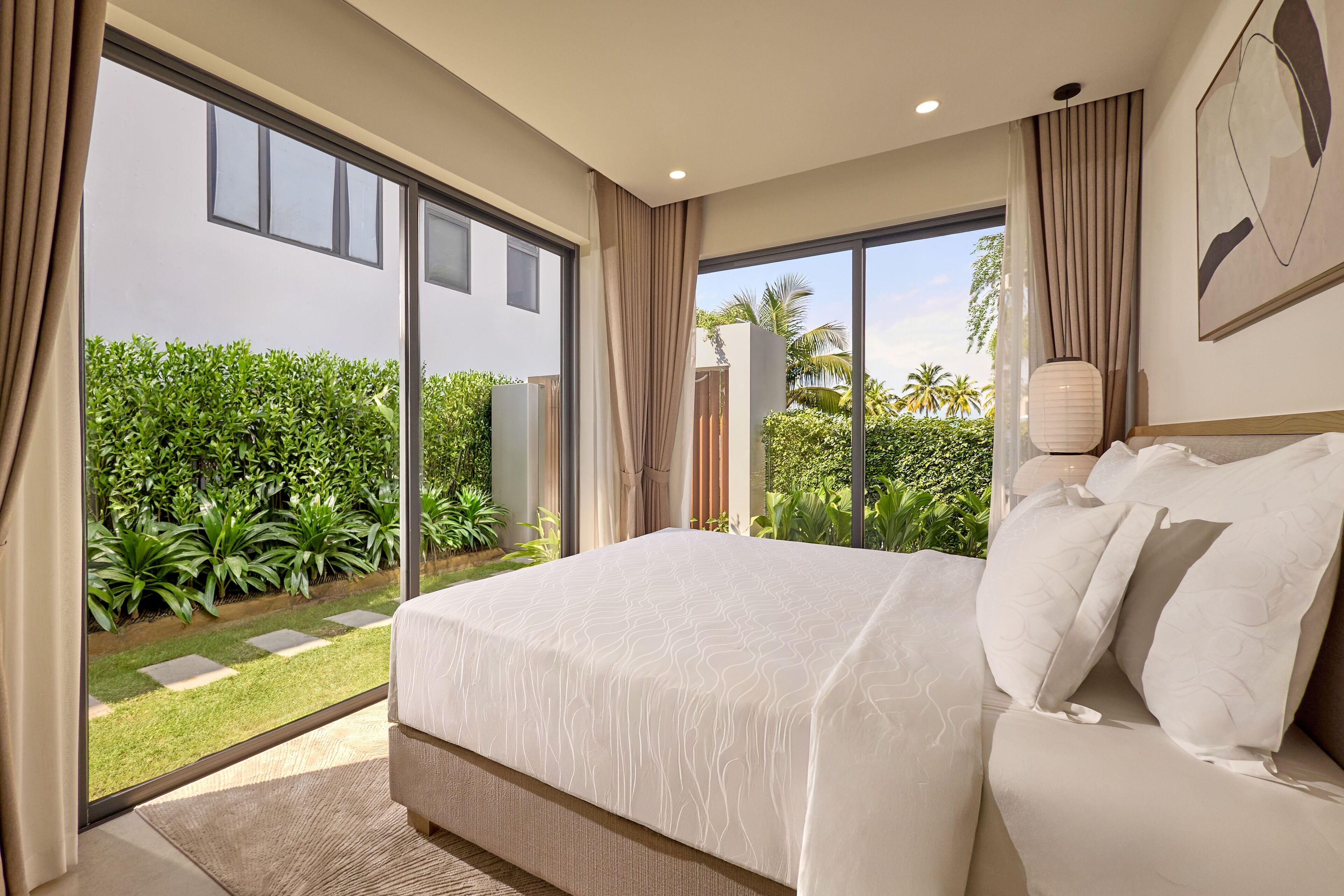 Villa, 2 Bedrooms, Private Pool | Premium bedding, down comforters, memory foam beds, minibar