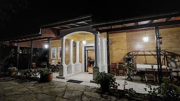 Front of property – evening/night