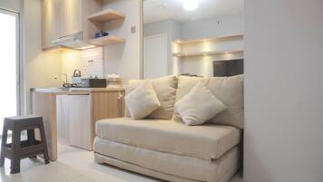 Apartment, 2 Bedrooms | Living area | TV