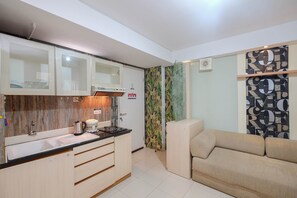 Living area - Great Location And Comfort 3Br At Bassura City Apartment (Jakarta)