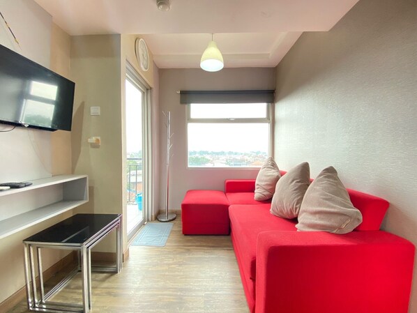 Apartemen, 2 kamar tidur | Area keluarga | TV