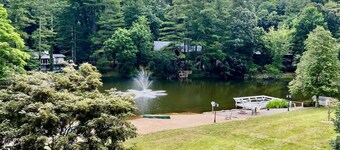 Lakeview 1BR Condo w/ Deck | Walk to Village | Free Tickets