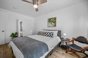 2 bedrooms, iron/ironing board, free WiFi, bed sheets