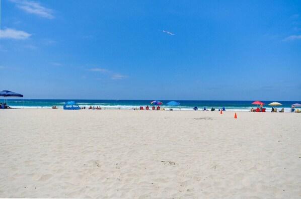 Beach nearby, beach towels