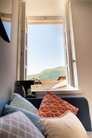Uitzicht vanuit accommodatie