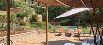 Villa *** with independent apartment on 7000 m2 fenced 