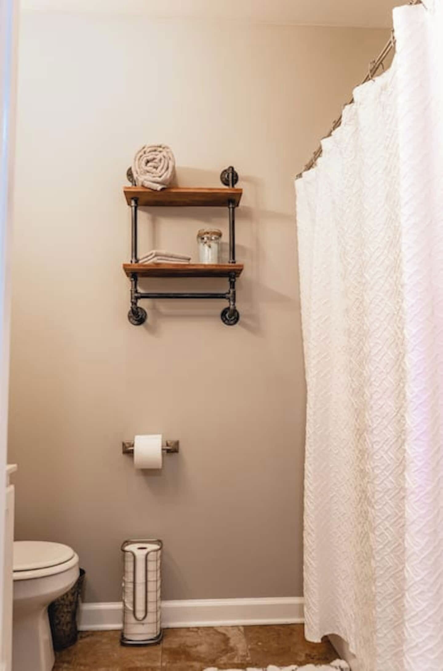 Hair dryer, towels