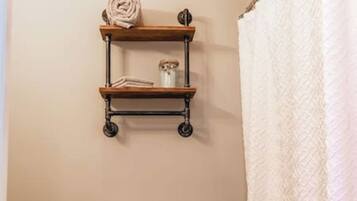Hair dryer, towels