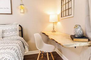 Desk, iron/ironing board, free WiFi, bed sheets