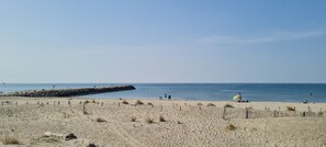 On the beach